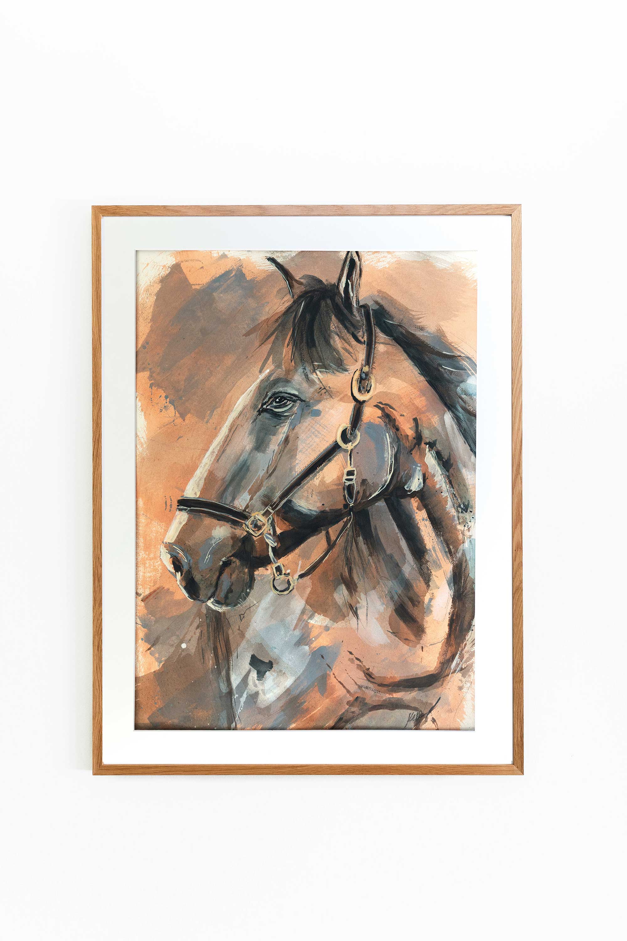 Orange Horse – Kel Jordan Art